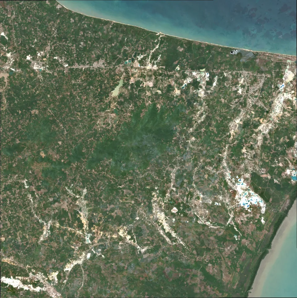 Komposit Sentinel-2 Koba, kemarau 2026